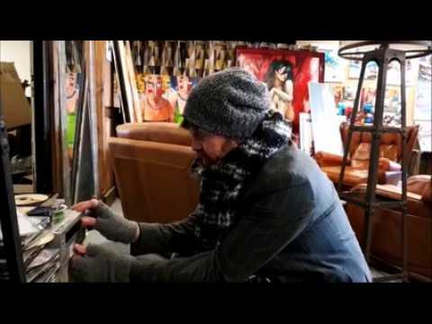 Montbéliard : l'artiste peintre Christophe Monnin est aussi chanteur