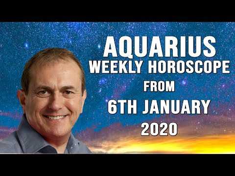 Aquarius Weekly Astrology Horoscope 6th January 2020