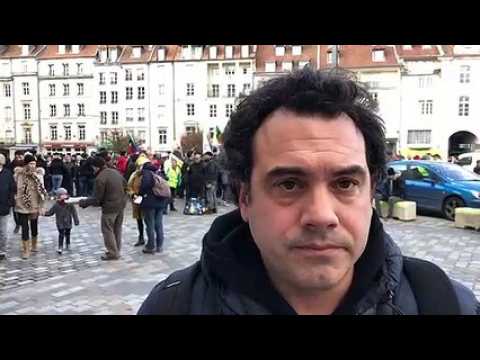 Besancon : une manifestation intersyndicale contre la réforme des retraites
