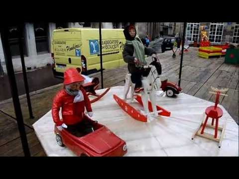 Vidéo. Des automates s'invitent sur le bain romain de Pombières-les-Bains pour le marché de Noël