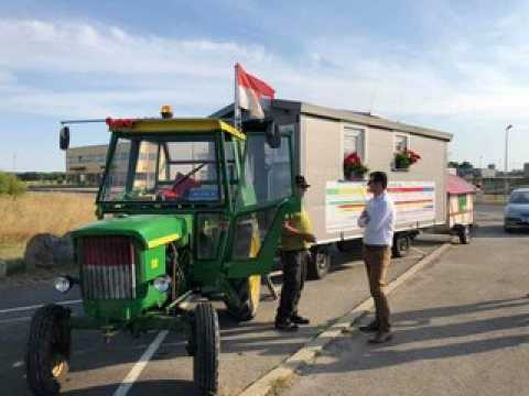 Gilbert Maréchal est rentré de son tour de France en roulotte