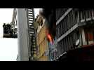 Fire breaks out in the business district of Lagos, Nigeria - Label : AFPTV - First images - Category : News