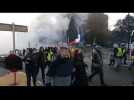 Grève du 5 décembre : tensions entre des gilets jaunes et les CRS à Besançon