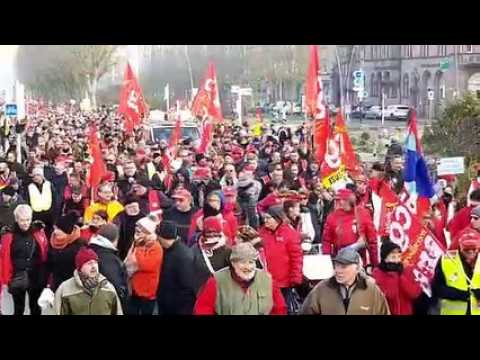 Metz : la manifestation bat son plein