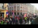 Metz : la manifestation arrive rue Serpenoise