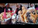 Les lycées du Pointet vendent leurs Bredala sur le marché de Noël de Thann