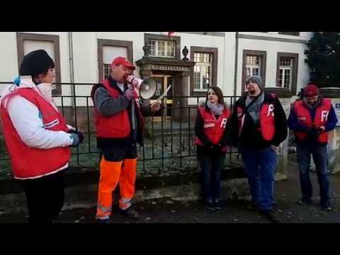 Gréve des retraites à Sarrebourg : une délégation FO reçue en Préfecture