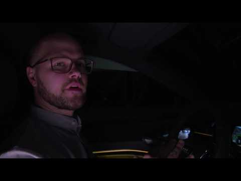Audi e-tron Sportback night driving in Los Angeles with Johannes Reim