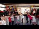 Une petite danse et une chanson pour saint Nicolas à l'école Alsace à Lunéville