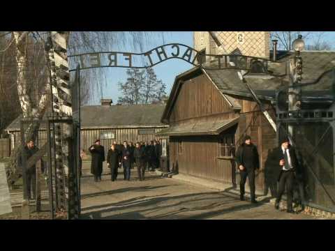 German Chancellor Angela Merkel visits Auschwitz for first time