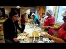 Petit-déjeuner au collège de Jussey en Haute-Saône