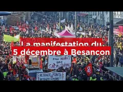 Tensions, gazage : la manif du 05 décembre à Besançon