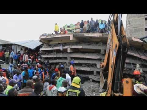 Six-storey building collapses in Nairobi and leaves at least two dead