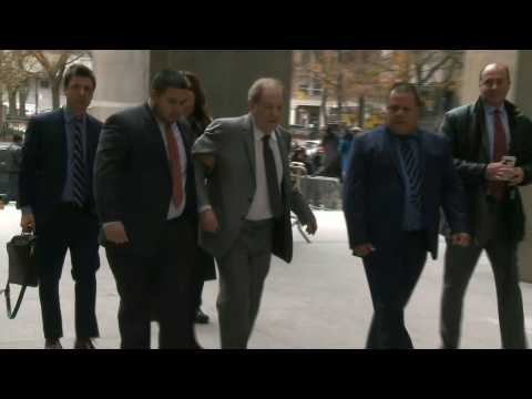 Weinstein arrives at the Supreme Court of the state of New York for bail hearing