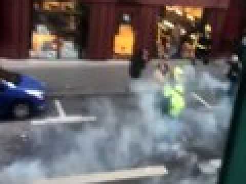 Nancy : une étudiante filme un étrange personnage bondissant au milieu de la manifestation de jeudi