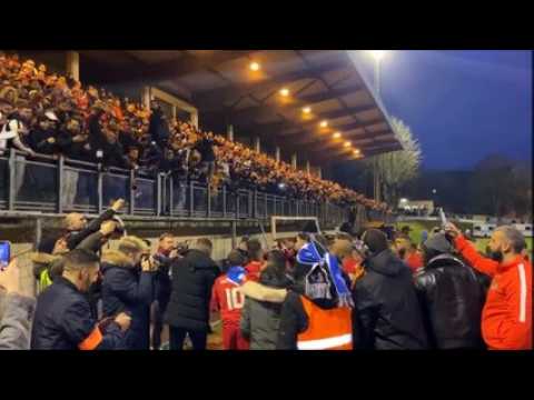 L'exploit de Hombourg-Haut face à Auxerre en Coupe de France : la joie des supporters et des joueurs