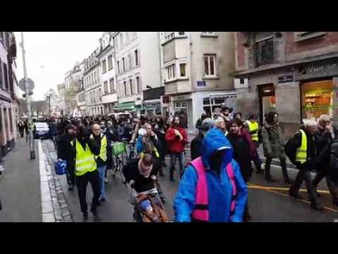 Acte 56 des Gilets jaunes, manifestation le samedi 7 décembre à Strasbourg