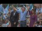Argentina's outgoing president Macri attends his farewell rally in Buenos Aires