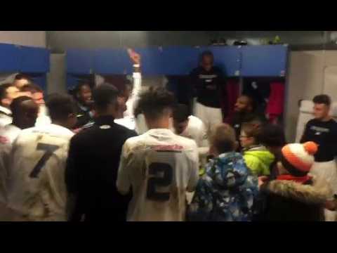 Football : il y a de la joie dans le vestiaire de Raon-l'Etape après la qualification pour les 32es de finale de la coupe de France