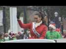 Miss Universe says goodbye with a Christmas parade in Atlanta