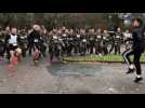 Course sur route - le 1er Régiment de Tirailleurs d'Epinal à l'échauffement avant l'Epi'Run - La Tirailleur