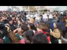 Police disperse protesters singing feminist anthem in Turkey