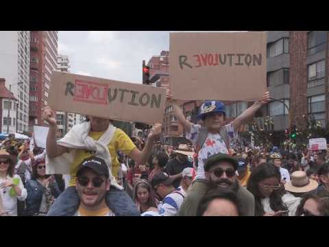 Music takes the streets of Bogotá in support of social protests