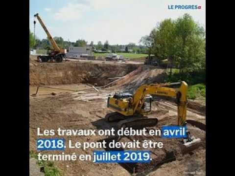 Chamblay: le pont ouvre après de longs mois de travaux