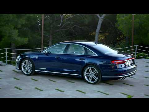 The new Audi S8 Design in Navarra blue