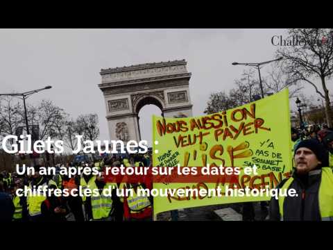 Gilets jaunes: Un an après, retour sur les dates et chiffres clés d'un mouvement historique