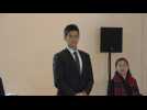 Chinese swimmer Sun Yang arrives for CAS hearing over doping - Label : AFPTV - First images - Category : Sport