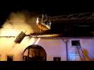 incendie la nuit dernière dans un garage entre deux maisons d’habitation à Villotte (88)