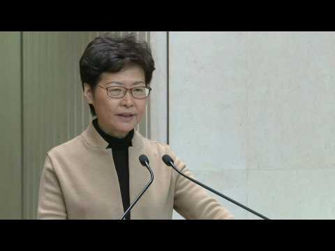 Hong Kong leader says 'very confident' to cope with unrest