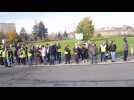 Besançon (25) : les gilets jaunes fêtent leur un an sur un rond-point