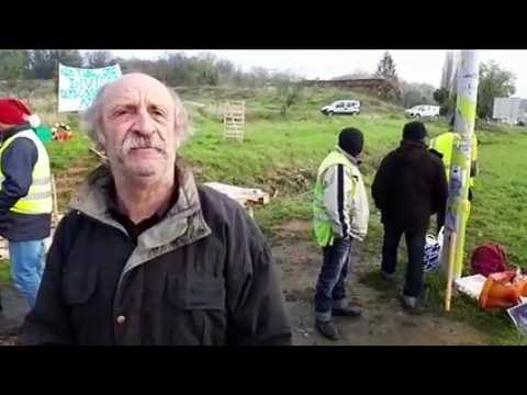 Les Gilets jaunes à Montmorot le 16/11/2019