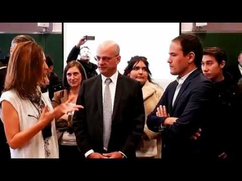 Nancy (54) : Jean-Michel Blanquer et Cédric O en plongée numérique  dans un cours de français au lycée Loritz
