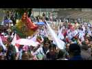 Bolivians march for peace in la Paz