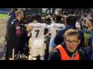 Football (Coupe de France) - La communion des Spinaliens avec leurs supporters après la qualification contre Sochaux