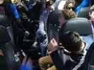 Football : les supporters de Thaon font la fête dans le bus après la qualification