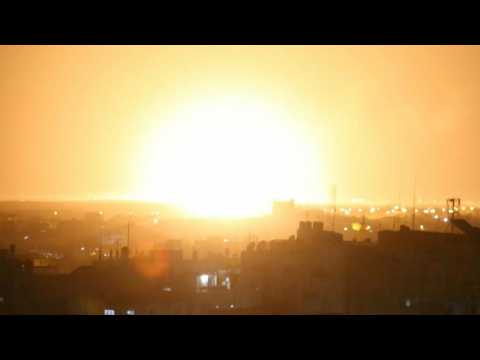 Israel strikes Gaza in response to rocket fire: army