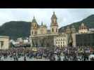 Thousands gather in Bogota during general strike in Colombia