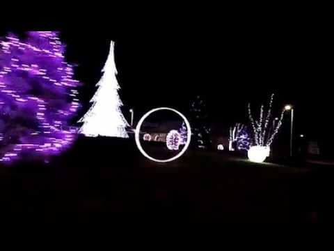 Montbéliard : magique rond point de Ludwugsburg sous les lumières de Noël