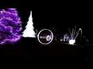 Montbéliard : magique rond point de Ludwugsburg sous les lumières de Noël