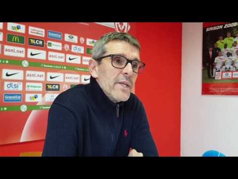 Le coach nancéien Jean-Louis Garcia parle de la pression avant ASNL-Paris FC