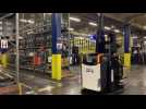Des cars à fourche autonomes au sein de l'usine PSA de Sochaux