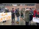 Montbéliard : les parents du collège Lou-Blazer manifestent
