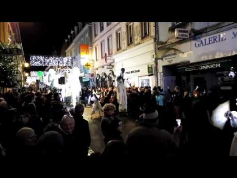 Noël Bleu à Guebwiller, c'est parti