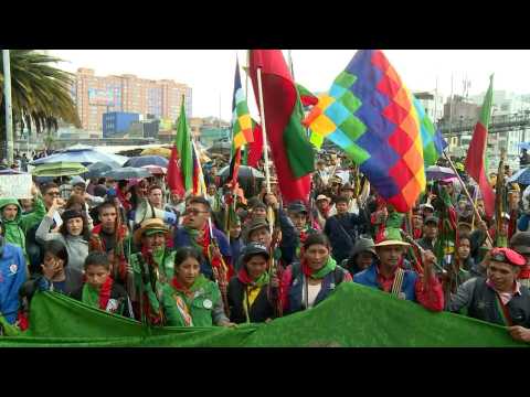 Colombian indigenous communities join general strike