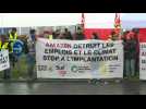 "Block Friday": environmental activists protest outside Amazon warehouse in Douai