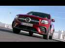 The new Mercedes-Benz GLB 220 d 4matic in Patagonia red Driving Video